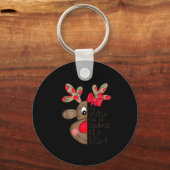 Porte-clés Gram Reindeer Xmas Happy Family New Reindeer Merry (Recto)