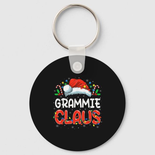 Porte-clés Grammie Claus Noël Famille Pyjama Assortis Fu (Recto)