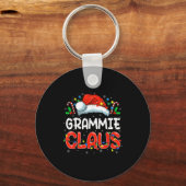 Porte-clés Grammie Claus Noël Famille Pyjama Assortis Fu (Recto)
