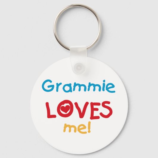 Porte-clés Grammie m'aime T-shirts et cadeaux (Recto)