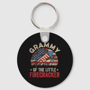 Porte-clés Grammy d'anniversaire du 4 juillet du petit pétard