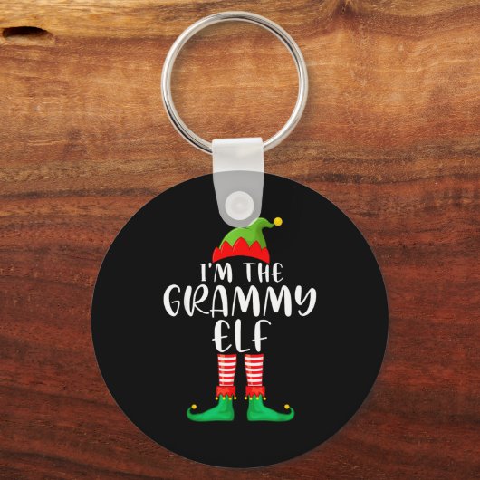 Porte-clés Grammy Elf Matching Family Group Christmas Party P (Recto)