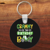 Porte-clés Grammy Of The Birthday Boy Tractors Farm Trucks Fa (Recto)