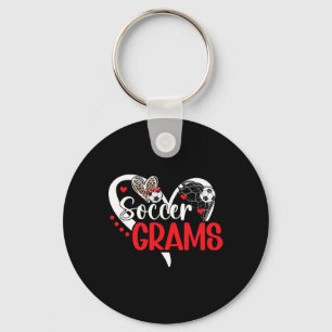 Porte-clés Grams de foot-ball Grand-mère Grams d'un Gram de j