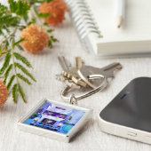 Porte-clés GRAND art d'AMANTS de CAMION de FRET (Côté)