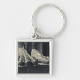 Porte-clés Grand bâtiment de l'Ermitage, pied de sculpture