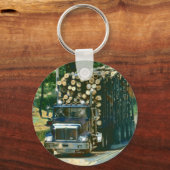 PORTE-CLÉS GRAND BIG LOGGGGING TRUCK ARBRE (Recto)