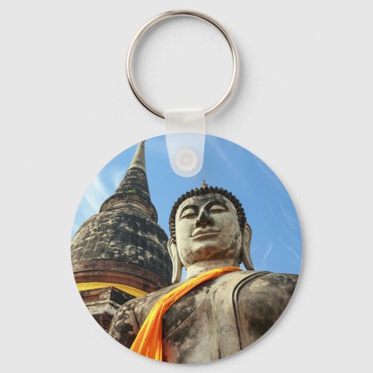 Porte-clés Grand Bouddha à Ayutthaya, Thaïlande (Recto)