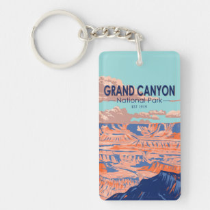 Porte-clés Grand Canyon National Park Arizona Vintage