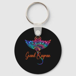 Porte-clés Grand Cayman Islands 2025 Tribal Stingray Family V