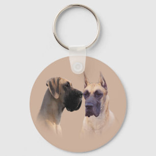 Porte-clés Grand Dane roi des chiens Porte - clé