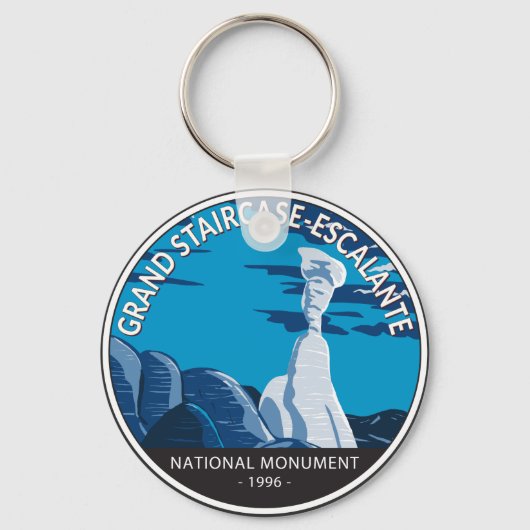 Porte-clés Grand Escalier Escalante Monument National Utah (Recto)