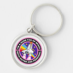 Porte-clés grand fan de l'espace