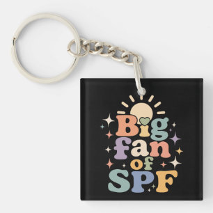 Porte-clés Grand fan de protection solaire SPF pour l'été
