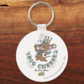 Porte-clés Grand Fromage Jerry Sur La Lune 2 (Recto)