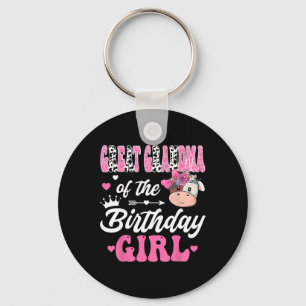 Porte-clés Grand Grand-Mère De L'Anniversaire Fille Ferme Vac