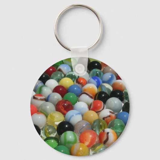 Porte-clés Grand groupe de marbres de jouets anciens (Recto)