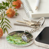 Porte-clés Grand héron bleu (Devant Droit)