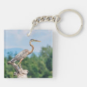 Porte-clés Grand héron bleu (Dos)