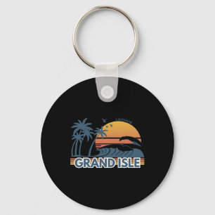 Porte-clés Grand Isle Louisiane Hommes Femmes Vacances Été