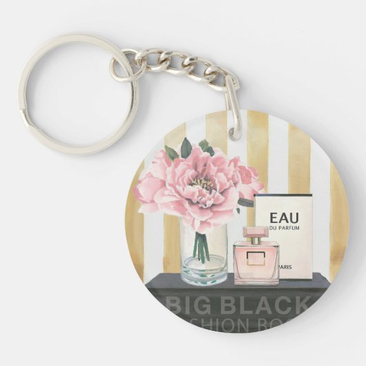 Porte-clés Grand livre de mode sauvage d'Apple | - rayé (Devant)