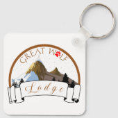 PORTE-CLÉS GRAND LODGE DE LOUP (Dos)