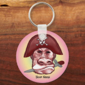 Porte-clés Grand Méchant Singe Pirate (Recto)