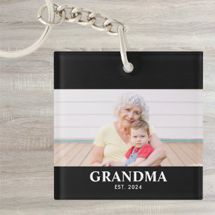 Porte-clés Grand-mère a établi une photo audacieuse moderne