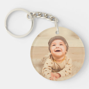 Porte-clés Grand-mère cadeau 2 photos modèle