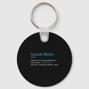 Porte-clés Grand-mère_ Définition amusante Nom - Autre terme