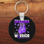 Porte-clés Grand-Mère D'Un Guerrier Épilepsie Conscience Boxe (Recto)