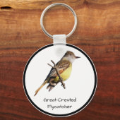 Porte-clés Grand Moucherolle (Recto)