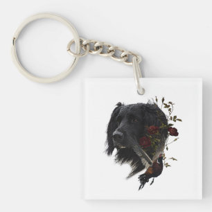 Porte-clés Grand Munsterlander avec faisan