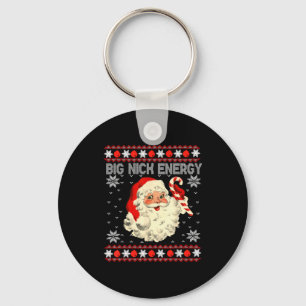 Porte-clés Grand Nick Énergie Drôle de Père Noël Sweat de Noë
