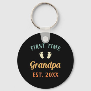 Porte-clés Grand-père Abuelo Nonno Gramps Première fois Grand