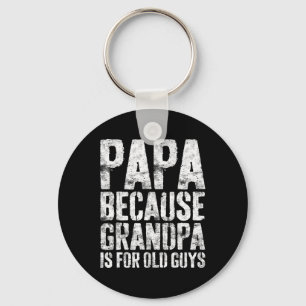 Porte-clés Grand-Père cool Papi Art Pour Hommes Grand-Père Pa