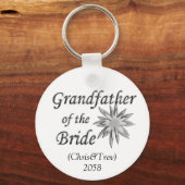 Porte-clés Grand-père de la mariée (Recto)