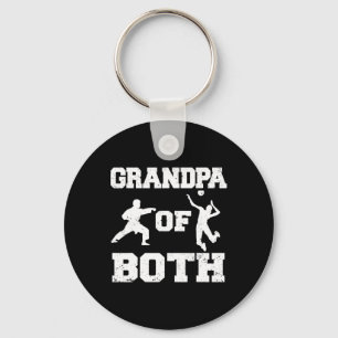 Porte-clés Grand-Père De Volleyll Et Karate Grandpa Drôle