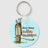 Porte-clés Grand-père du golf (Recto)