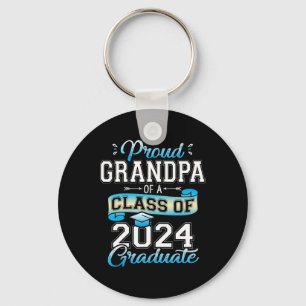 Porte-clés Grand-Père D'Un Cl De 2024 Diplômé Funny Senior 20