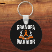 Porte-clés Grand-Père D'Une Leucémie Guerrière Sensibilisatio (Recto)