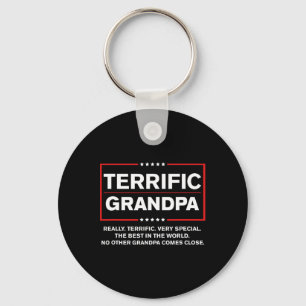 Porte-clés Grand-père formidable - Drôle campagne Donald Trum
