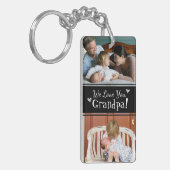 Porte-clés Grand-père, nous t'aimons Fête des pères (Devant gauche)