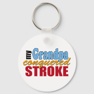 Porte-clés Grand-père Stroke Survivant
