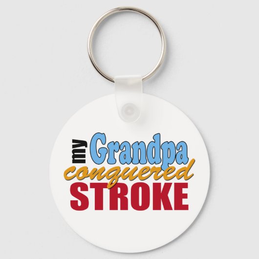 Porte-clés Grand-père Stroke Survivant (Recto)