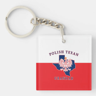 Porte-clés Grand-père texan polonais