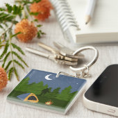 Porte-clés Grand Pied Camping (Devant Droit)