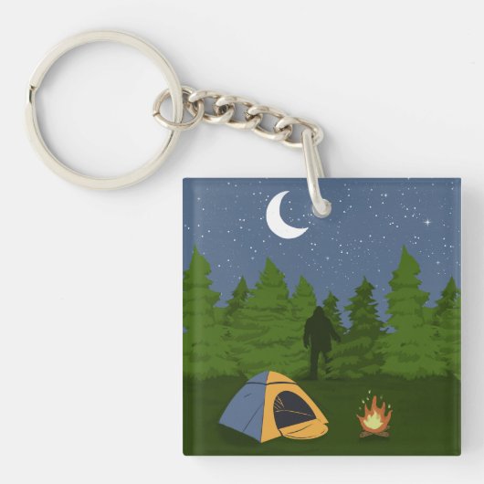 Porte-clés Grand Pied Camping (Devant)