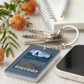 Porte-clés Grand pied marchant par le terrain de golf (Devant droit)