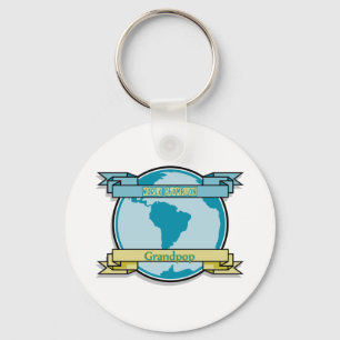 Porte-clés Grand-pop champion du monde